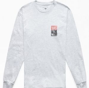 Size S white Vans long sleeve t-shirt